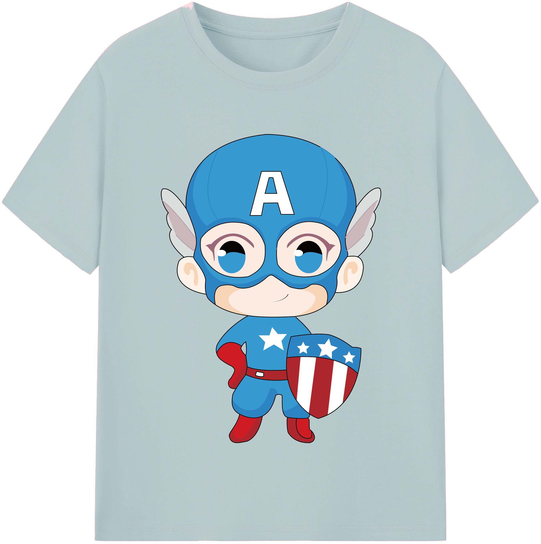 （画像用） アベンジャーズ The Avengers 綿100％半袖Tシャツ（フロントプリント）